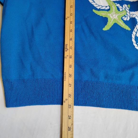 St John Suit‎ 10 Skirt Sweater Set Santana Knit Nautical Vintage Old Money - Picture 15 of 16